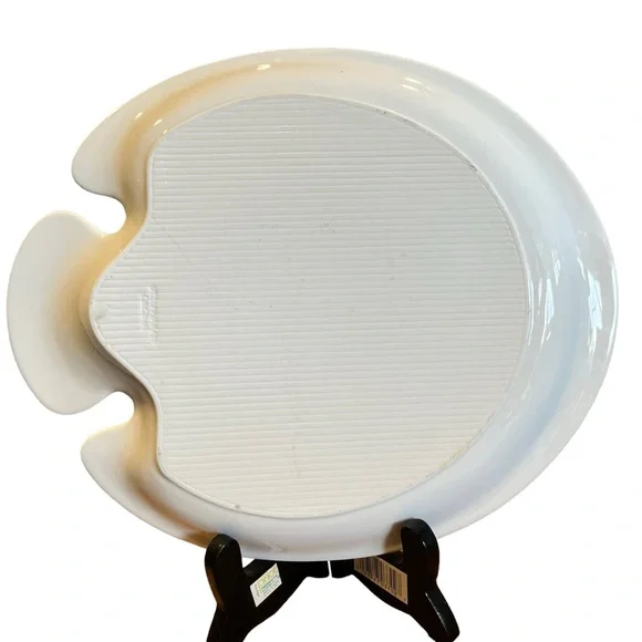 Utsuwakan Original Porcelain Fish Platter, White Japanese Serving Plate,VTG